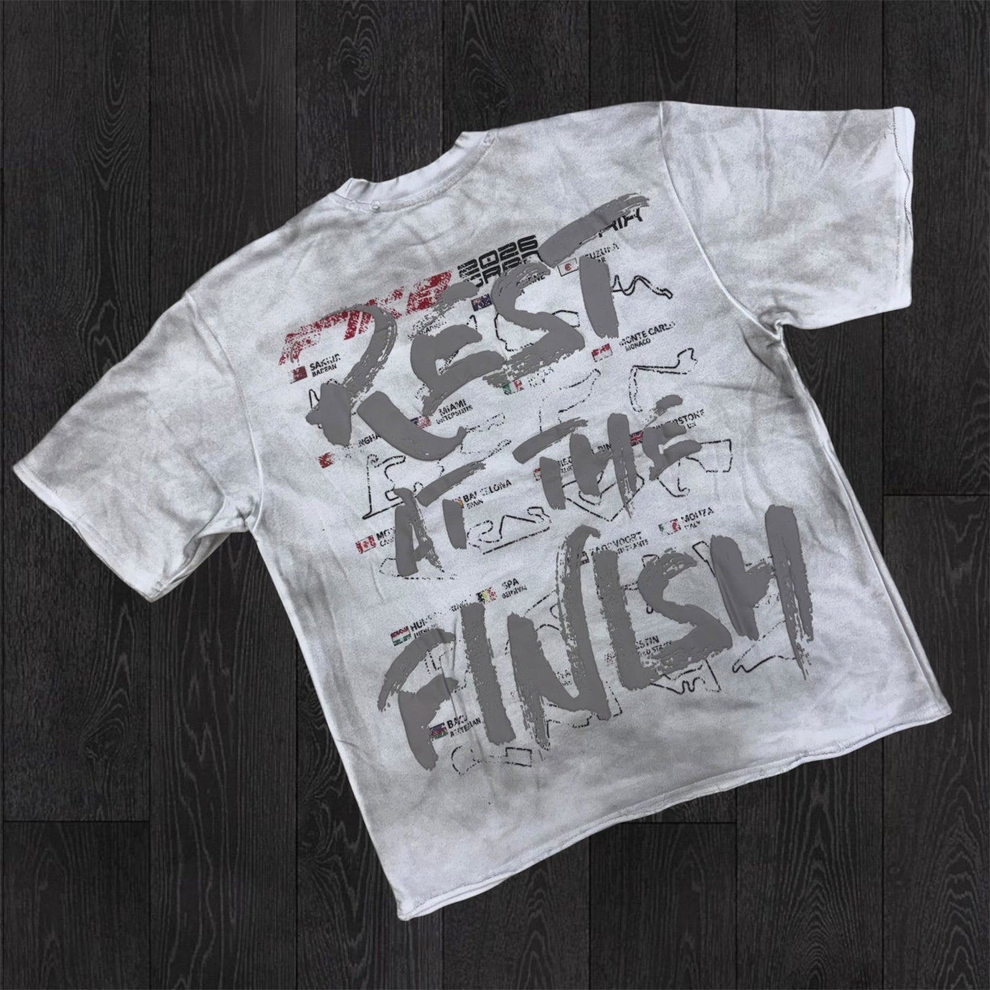 R3 - Finish Line Tee - White 115