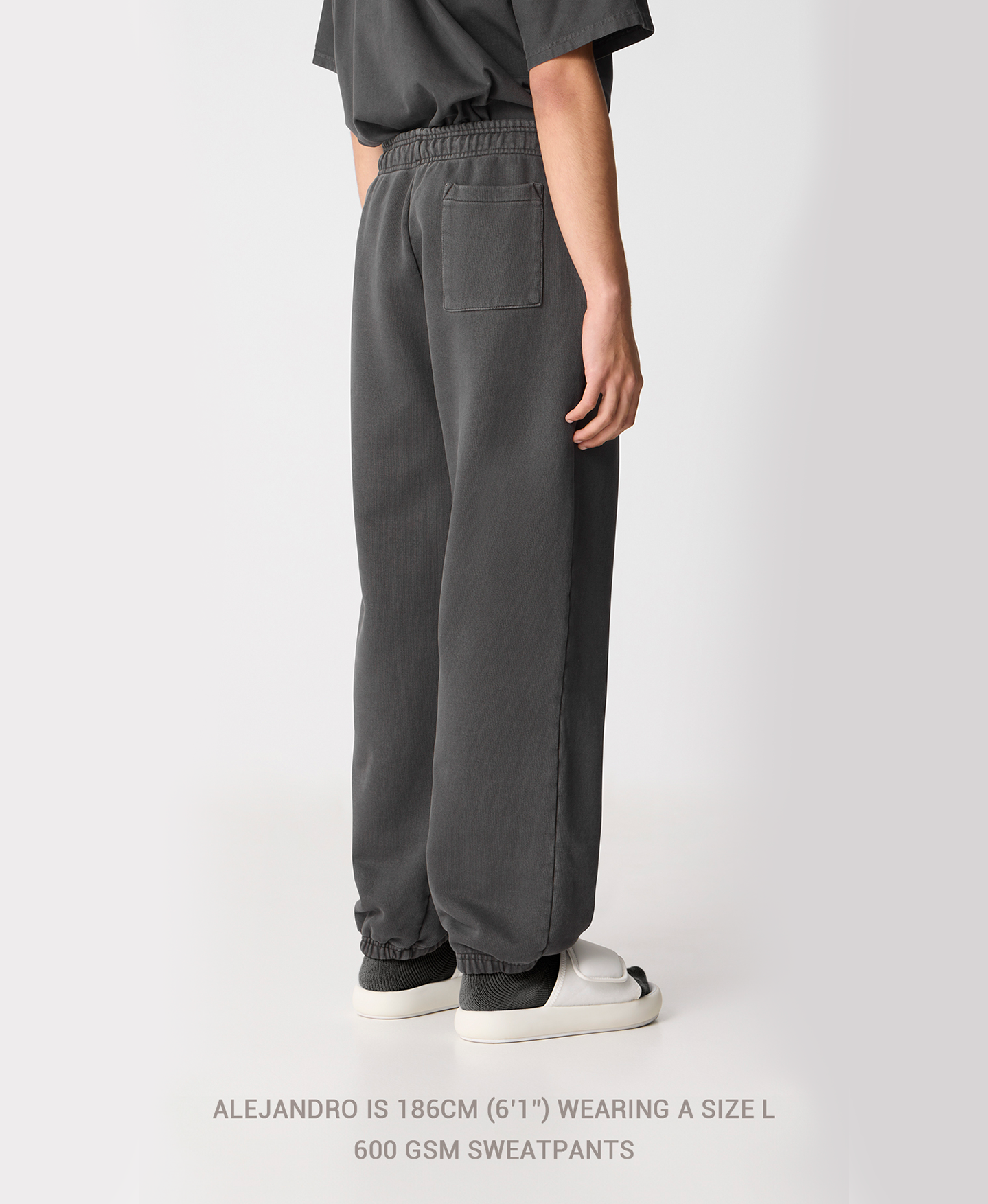 600 GSM 'Anthracite' Sweatpants