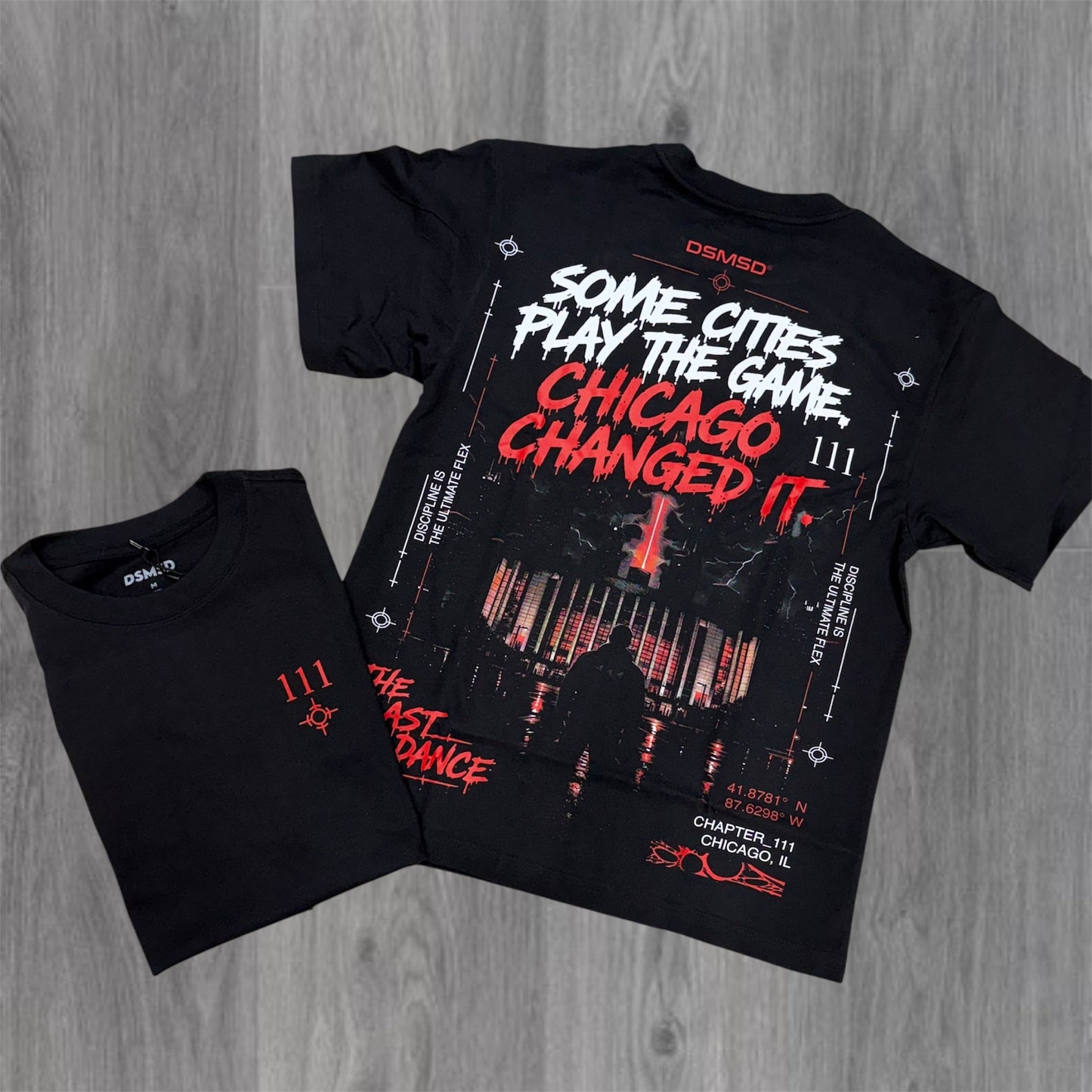 DSMSD - Last Dance Chicago Tee - Black 01