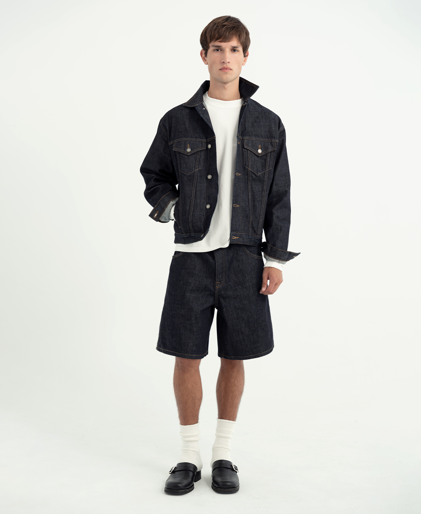 14oz 'Light Indigo' Denim Shorts