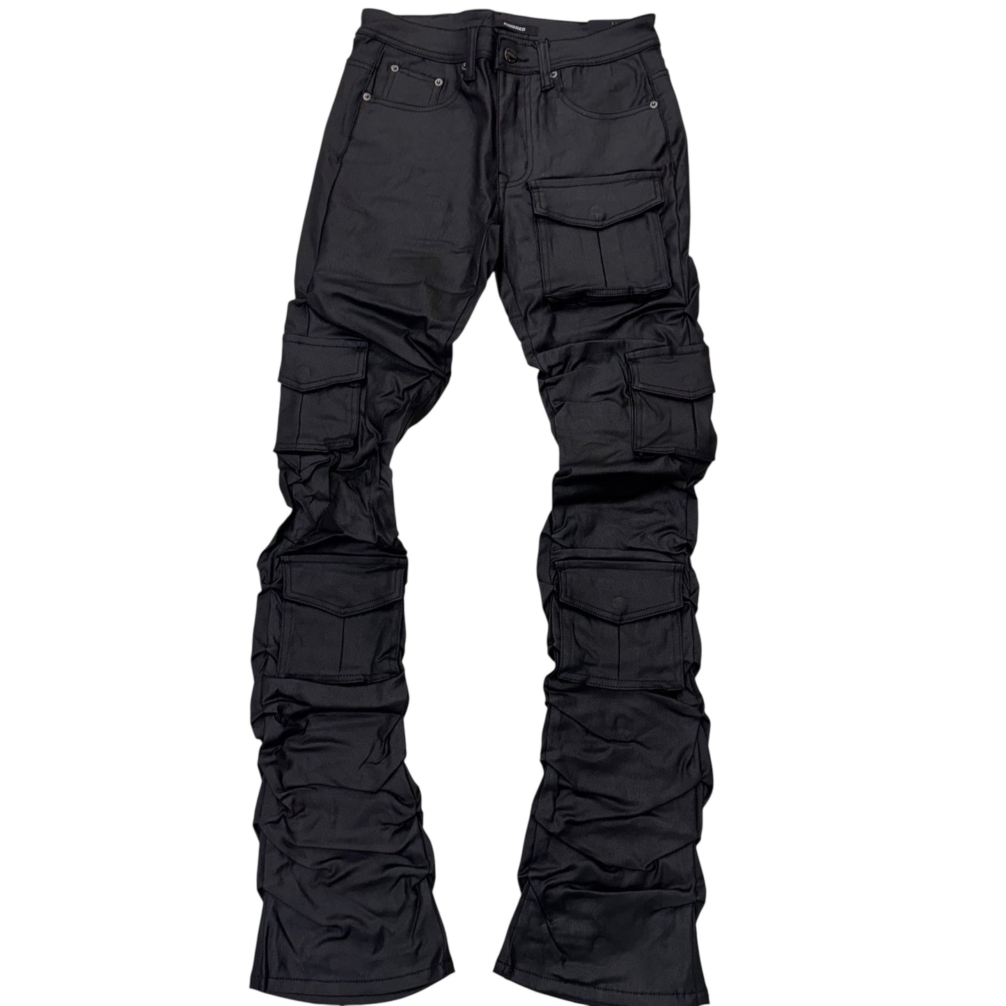 KD - Stacked Utility Denim - Coated Black - 2056B