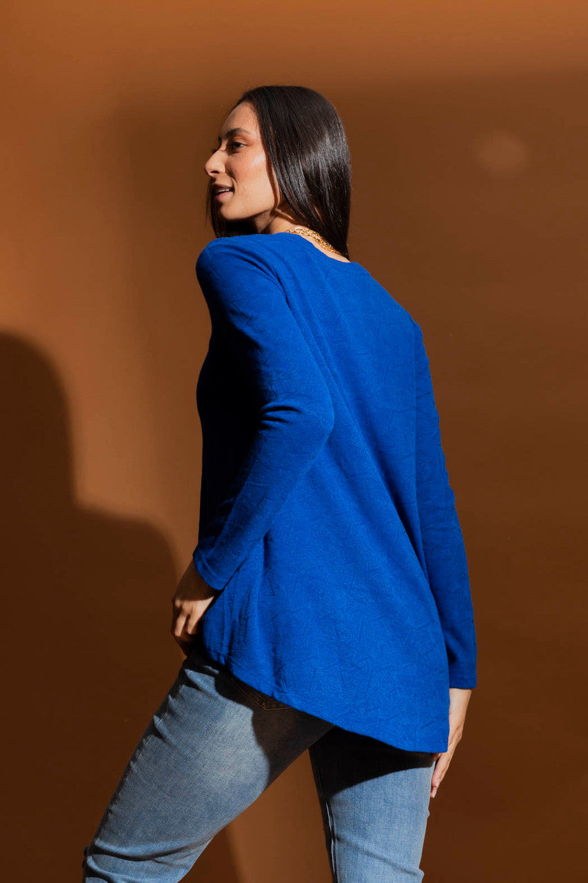 Cobalt Bell Long Sleeve Top