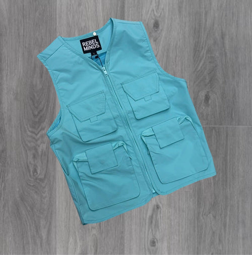 Rebel - Utility Nylon vest - Mint - 510