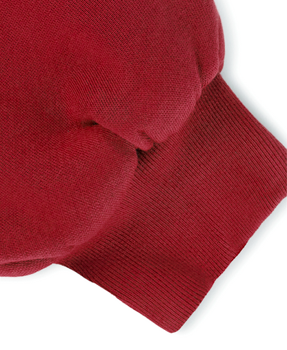 1000 GSM 'Dark Red' Double Hoodie