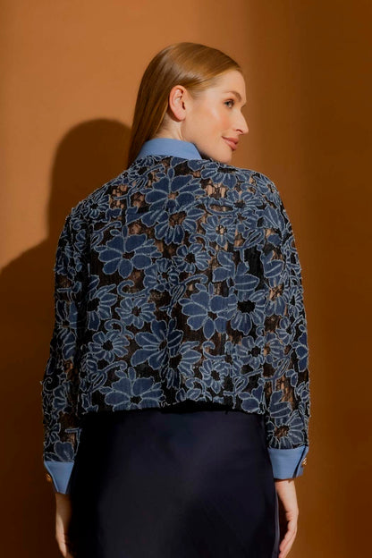 Denim Lace Dallas Jacket