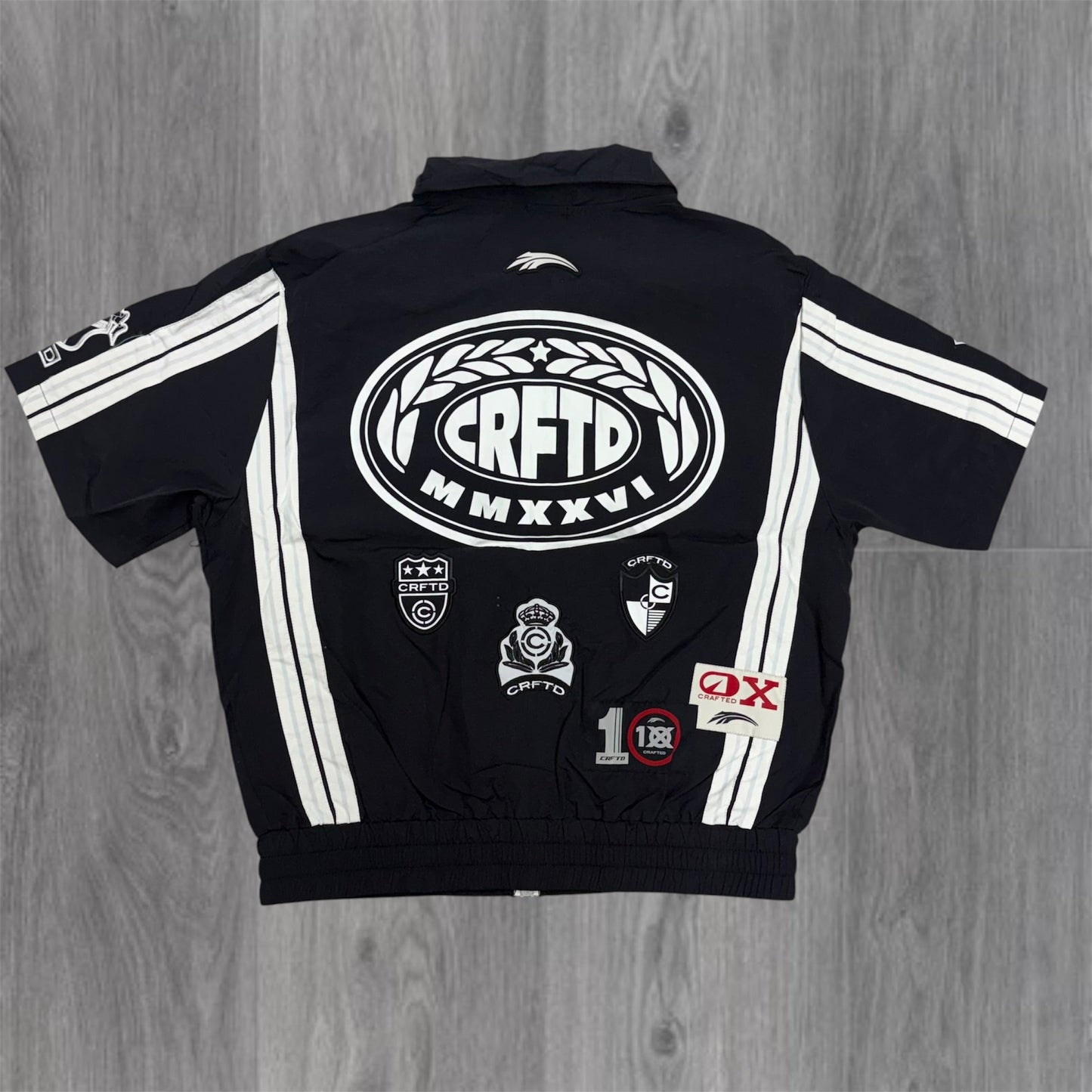 Crafted - WindBreaker Short Set - Black 573 574