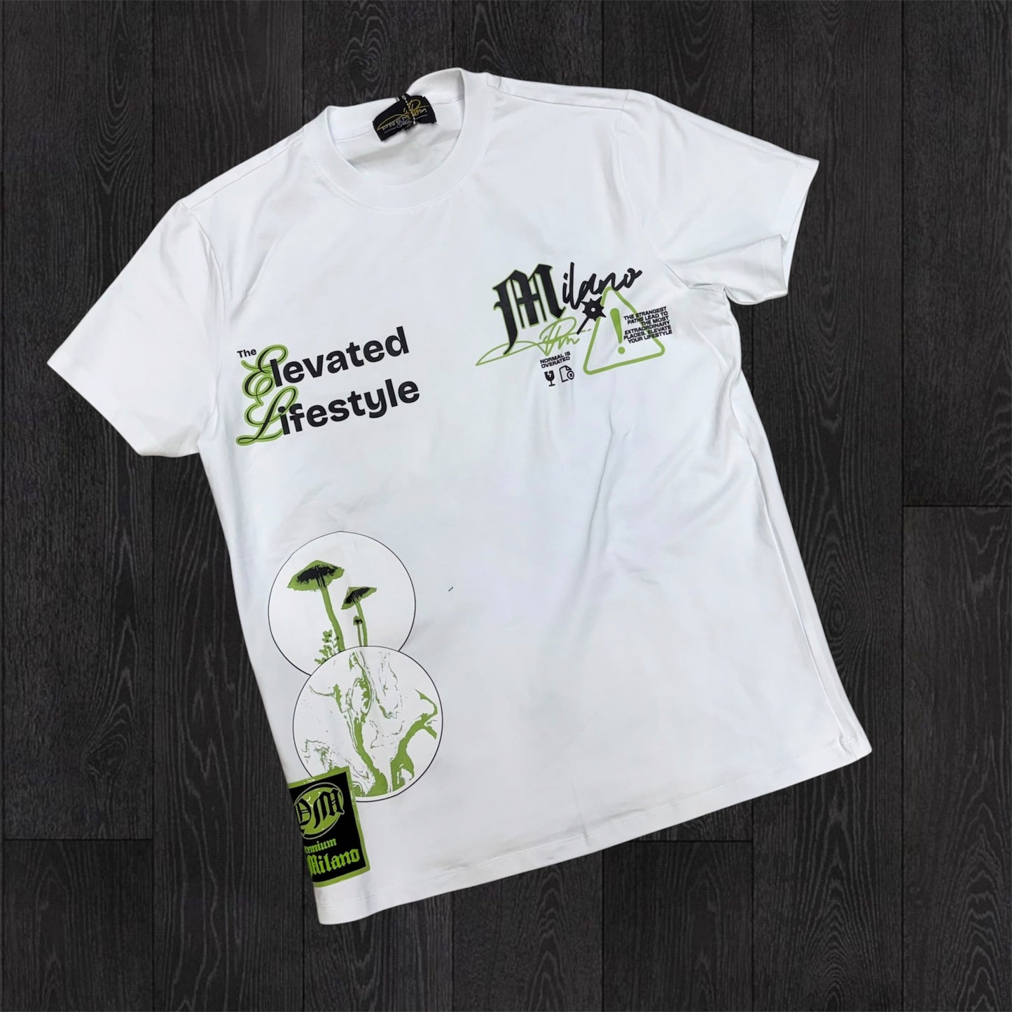 Milano - Elevated Lifestyle Tee - White 25331