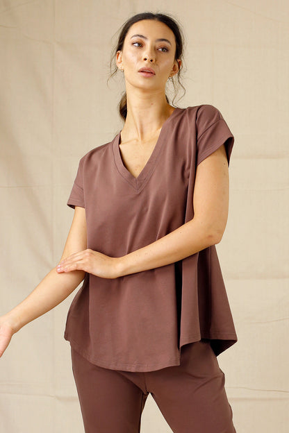 Dusty Mauve Boyfriend T-Shirt - SALE