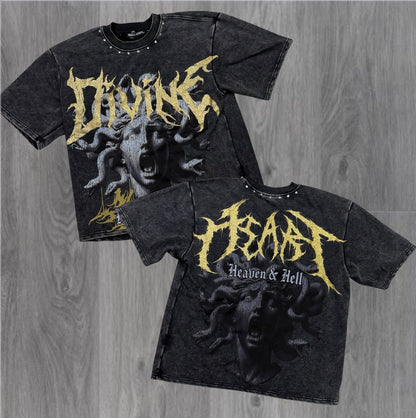 Divine Medusa T-shirt - Black - 11131