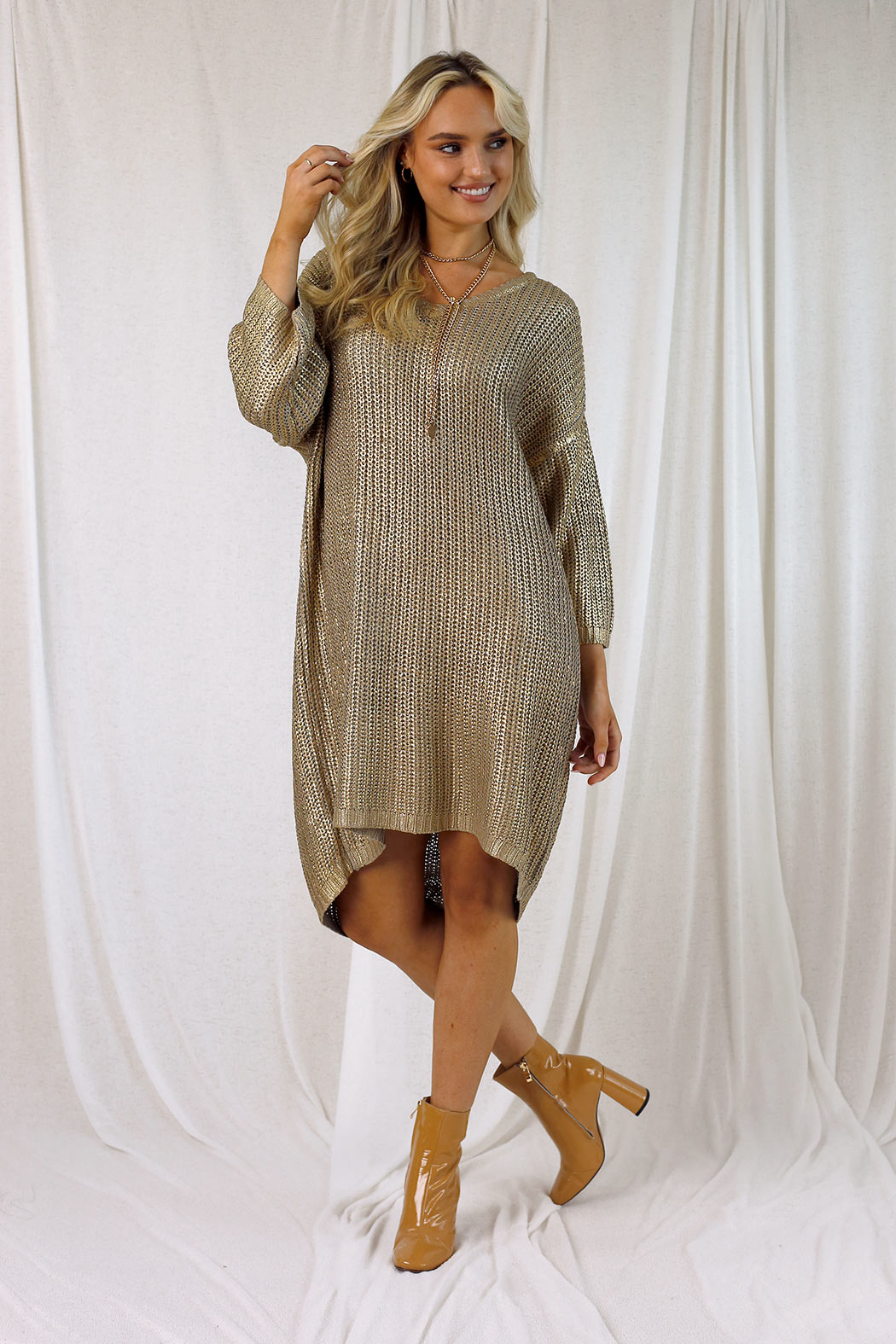Foil Tunic - Gold - SALE