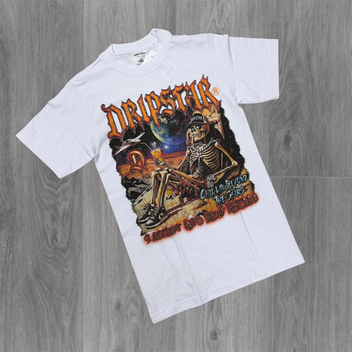 DRIPSTAR - Chillin Tee - White DC187
