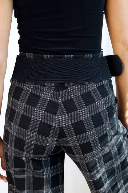 Black Square Buckle Belt - SALE