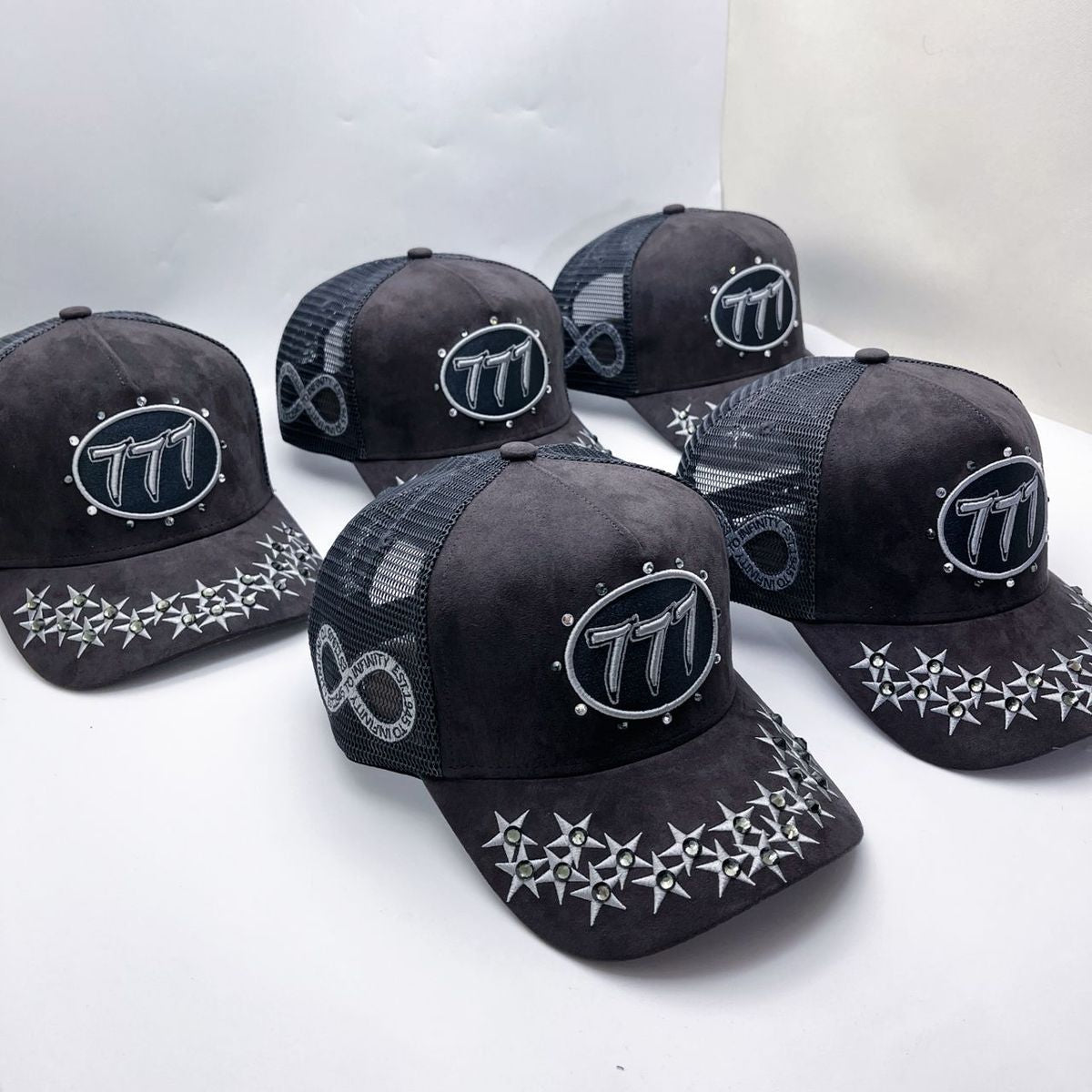 Hudson - “Stars” 777 Trucker hat - Grey V1