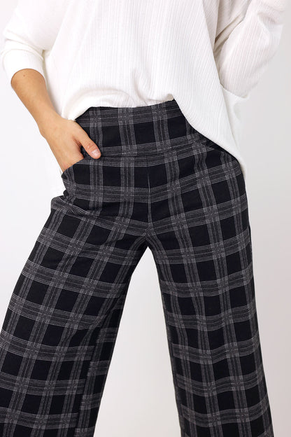 Charcoal Ponte Jet Culotte - SALE