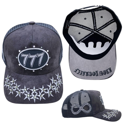 Hudson - “Stars” 777 Trucker hat - Grey V1