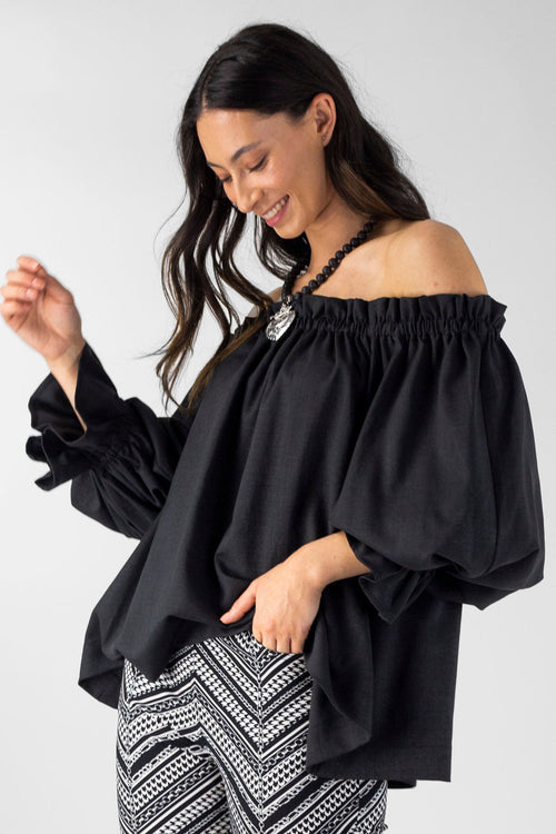 Black Shimmer Top NT