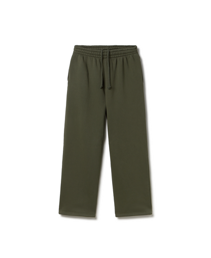 450 GSM 'Olive' Straight-leg Pants