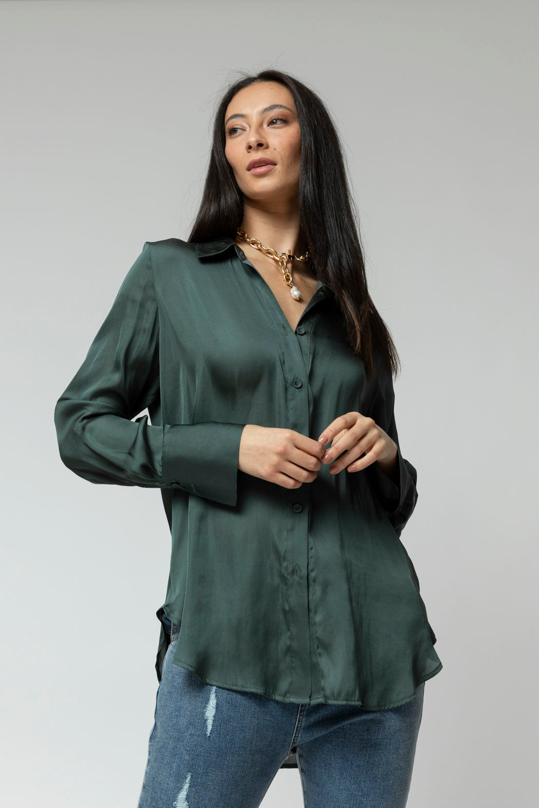 Forest Asana Silky Shirt