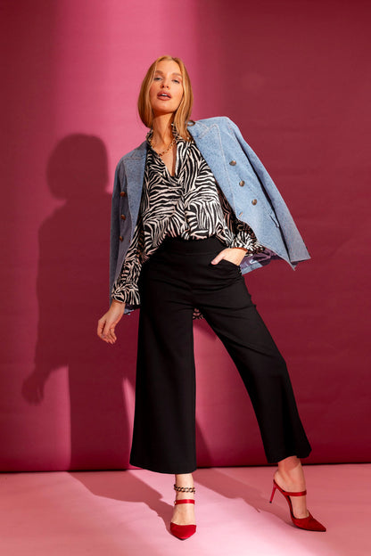 Black Jet Culotte