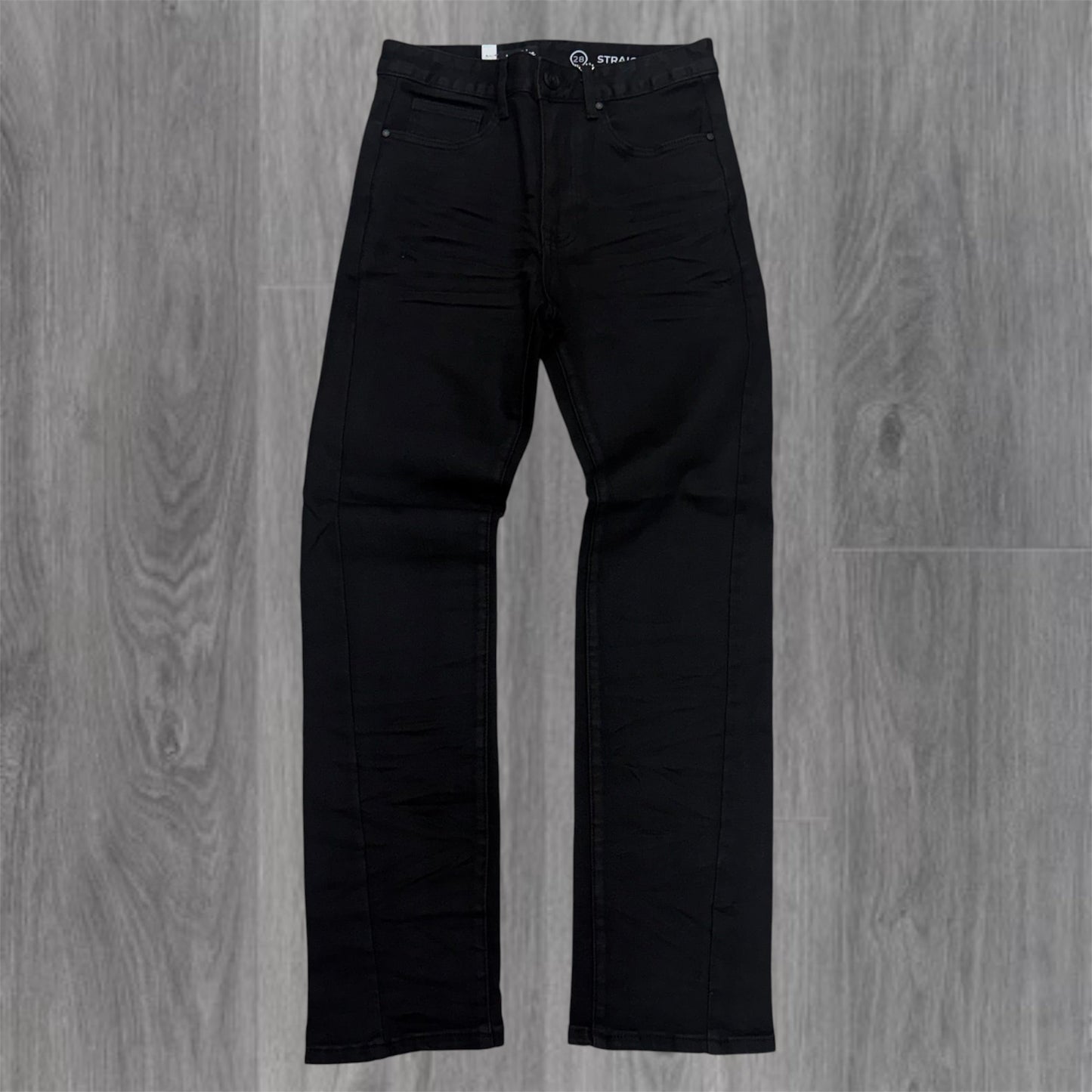 Rise - Plain Denim - Glow Black F233