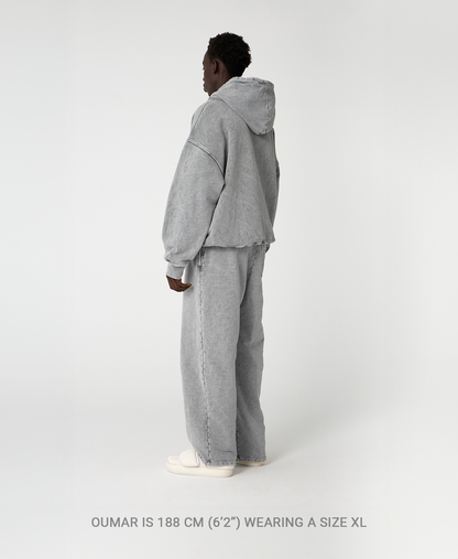 600 GSM 'Faded Indigo' Hoodie