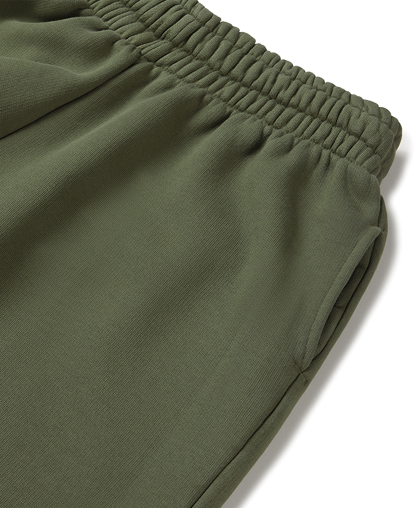 600 GSM 'Olive' Straight-leg Pants