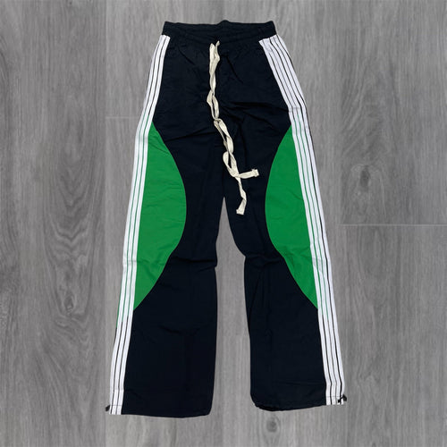 Baruda - Stripe Circle Windbreaker Pants Black/Green - 2026