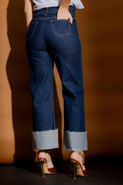 Dark Denim Stretch Pocket Jean Dark Denim