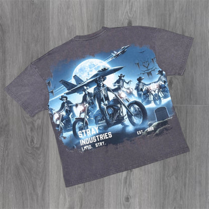 Stray - End Game T-shirt - Charcoal 1743