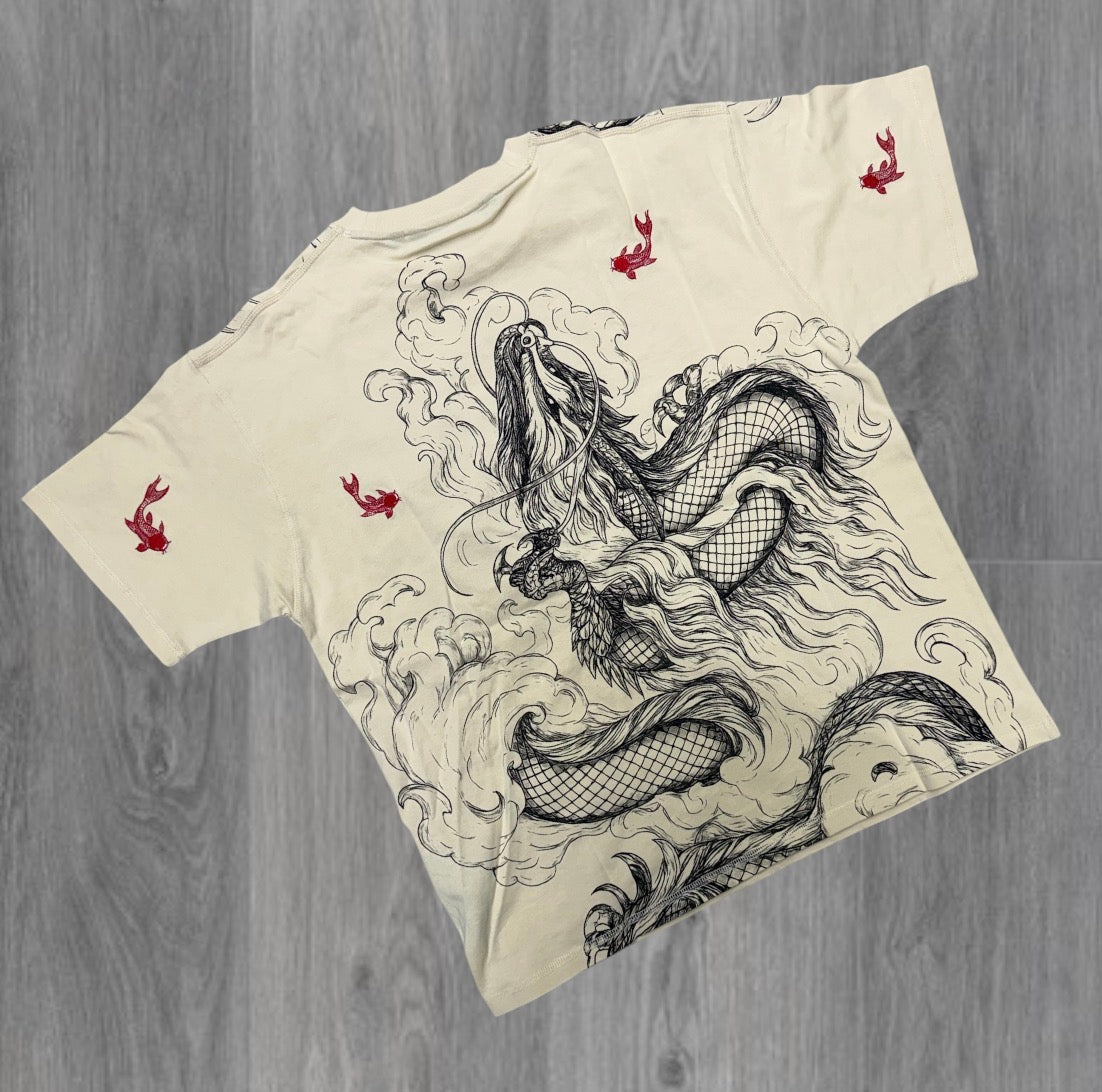 Valabasas - Mythic Flow T-shirt - Beige - 1098
