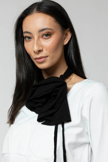 Black Rosette Belt