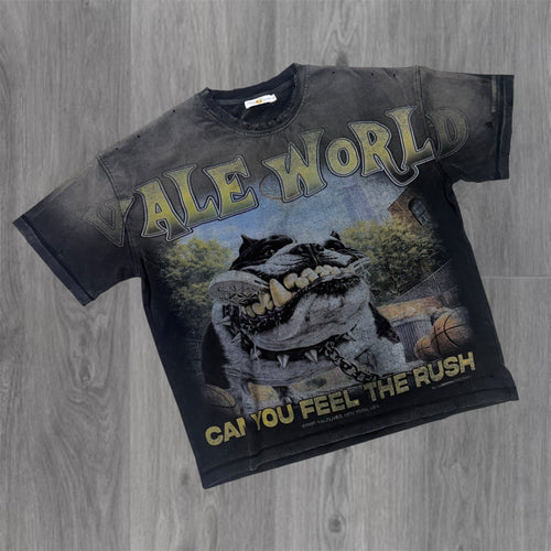 Valley Wrecked Tee - Black Wash