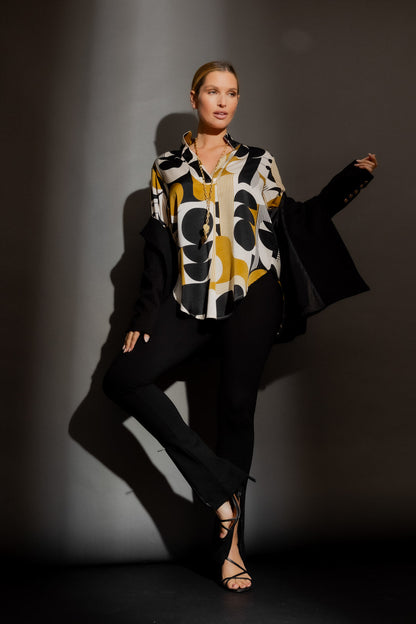 Black/Gold Blogger Shirt Blk/Gold