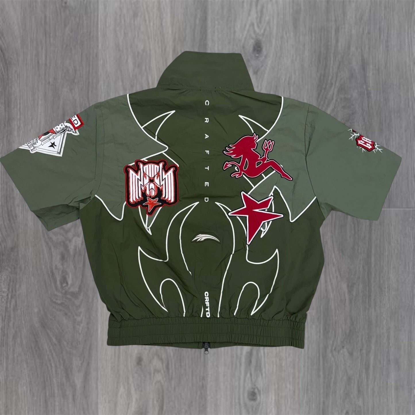 Crafted - WindBreaker Short Set - Army 575 576