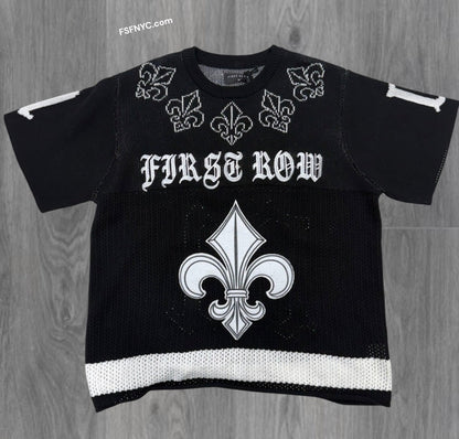 FR - Sacred Vow knitted Top - Black - 1006