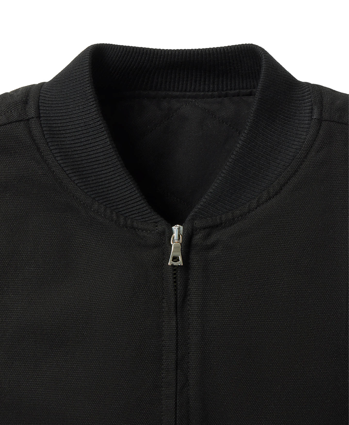 'Jet Black' Bomber Jacket