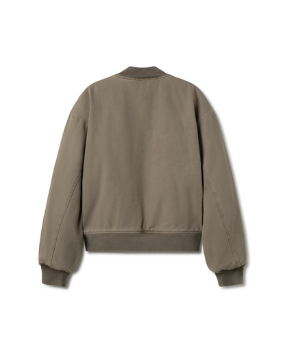 'Olive' Bomber Jacket