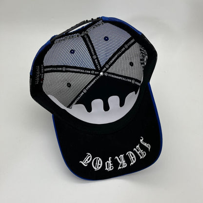 HDSN - “Chains” 777 Trucker hat - Royal/Black V2