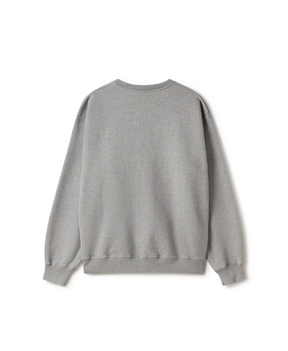 600 GSM 'Ash Gray' Crewneck