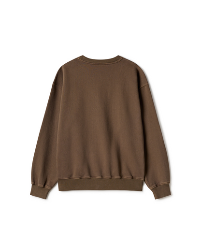 600 GSM 'Mocha Brown' Crewneck