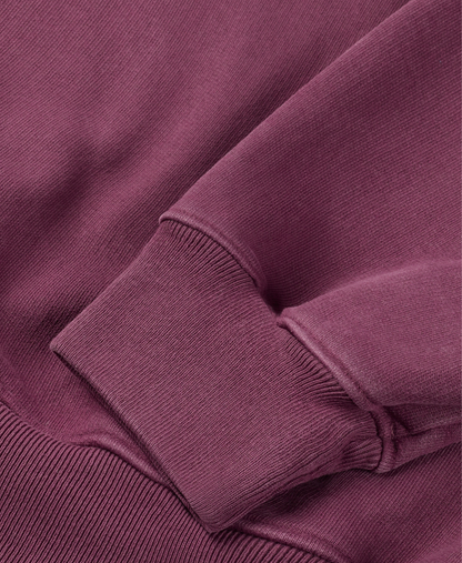 600 GSM 'Wine' Crewneck