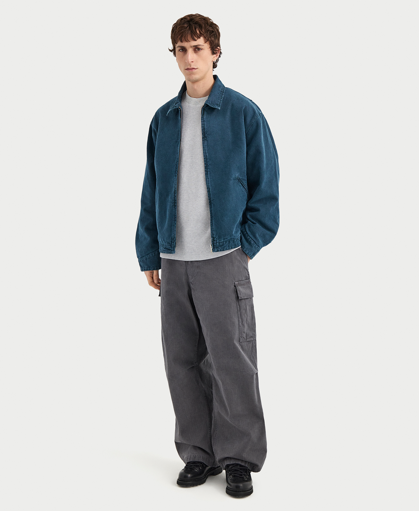 'Cinza' Ripstop Cargo Pants