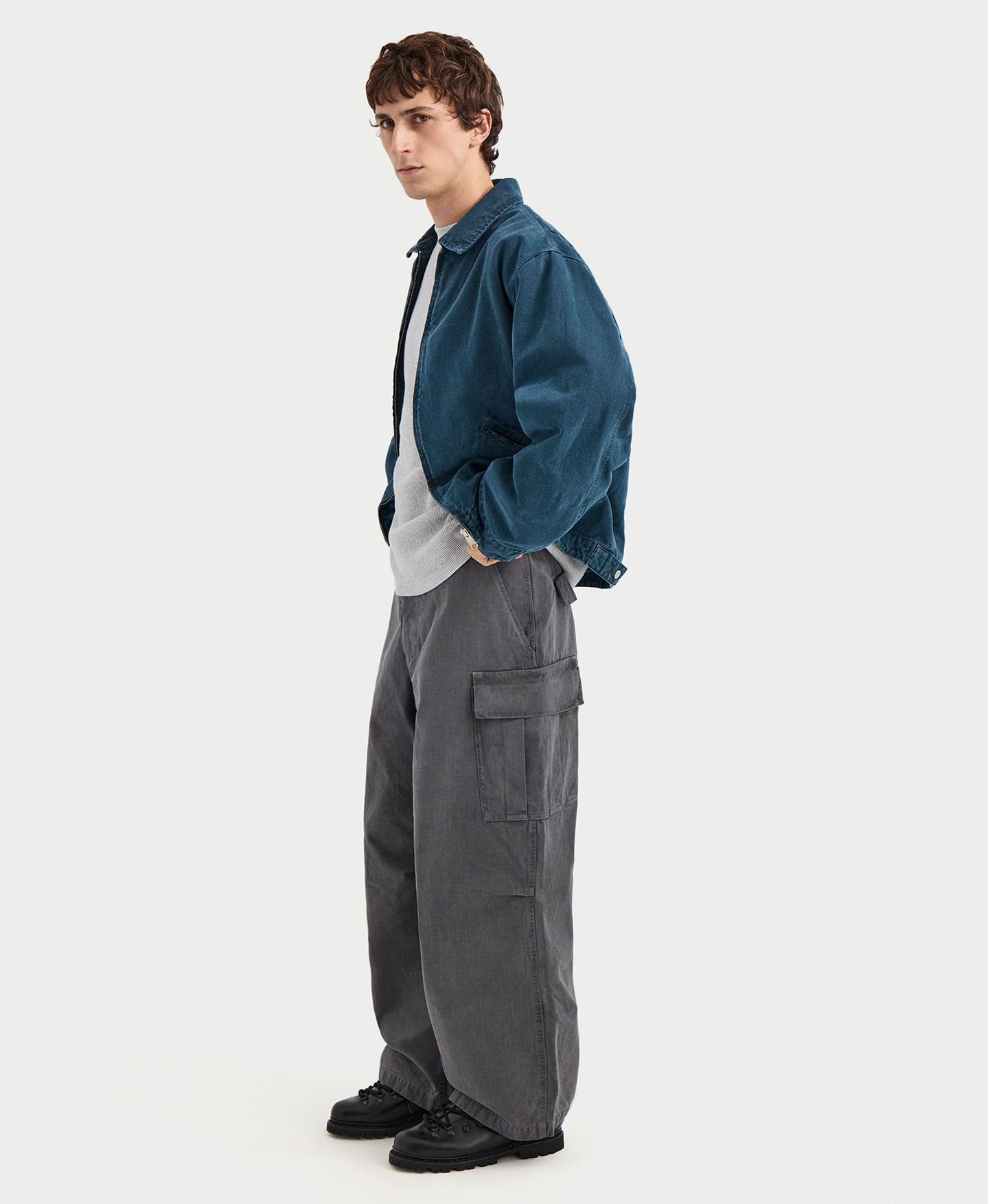 'Cinza' Ripstop Cargo Pants