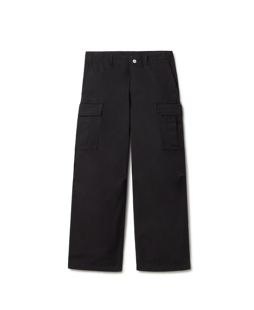 'Jet Black' Ripstop Cargo Pants