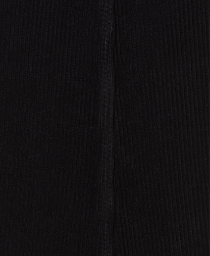 'Jet Black' Corduroy Pants