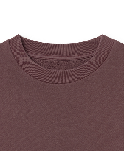 450 GSM 'Burgundy' Crewneck