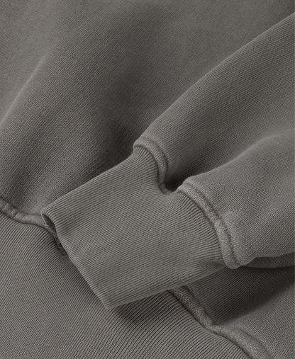 600 GSM 'Mud Gray' Crewneck