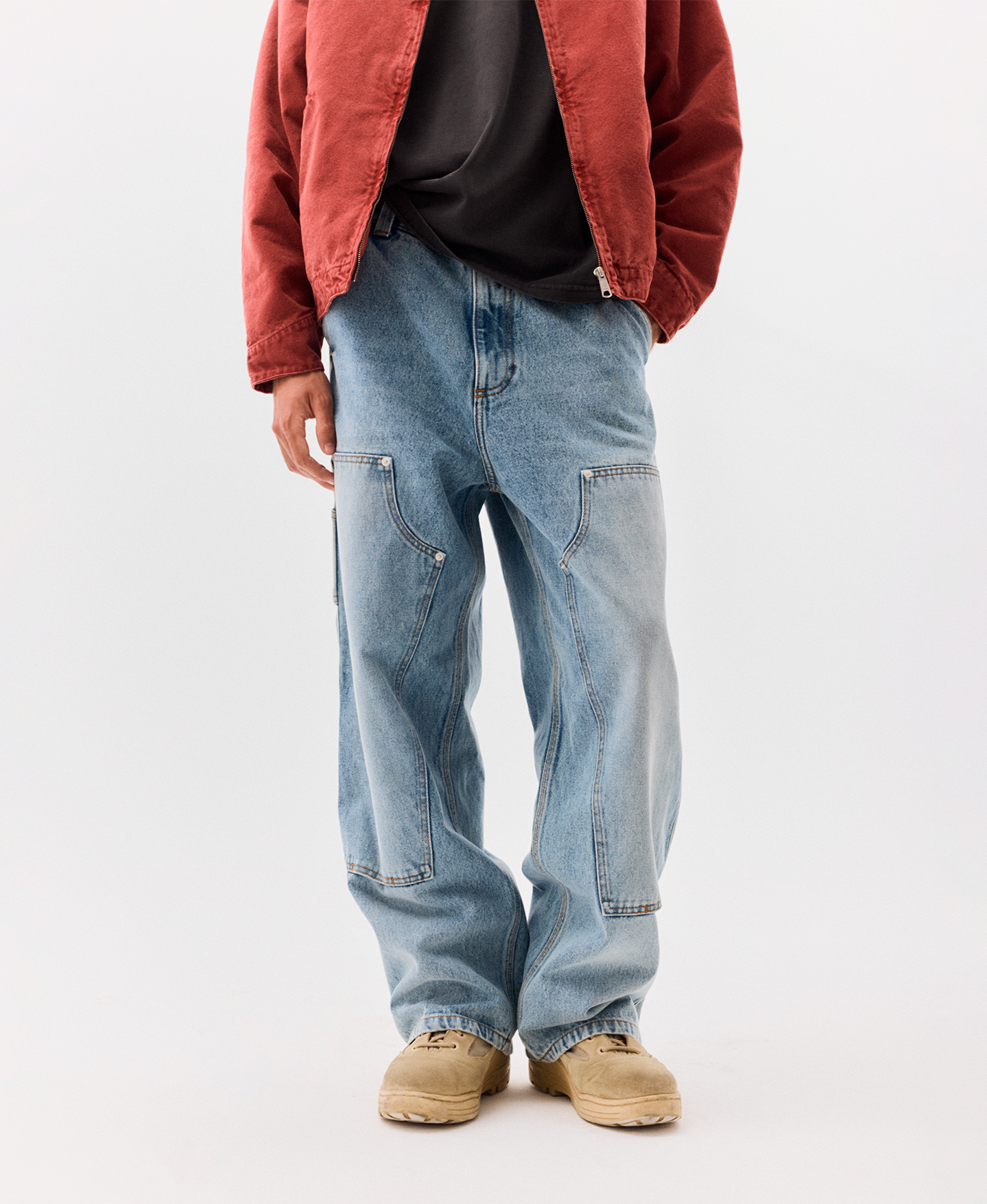 14oz 'Double Knee' Denim Jeans