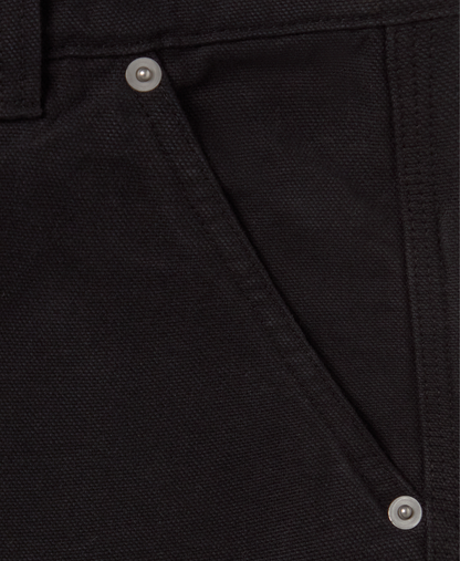 'Jet Black' Double Knee Pants