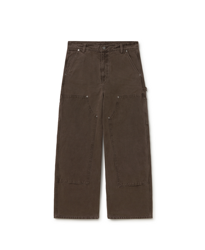 'Mocha Brown' Double Knee Pants
